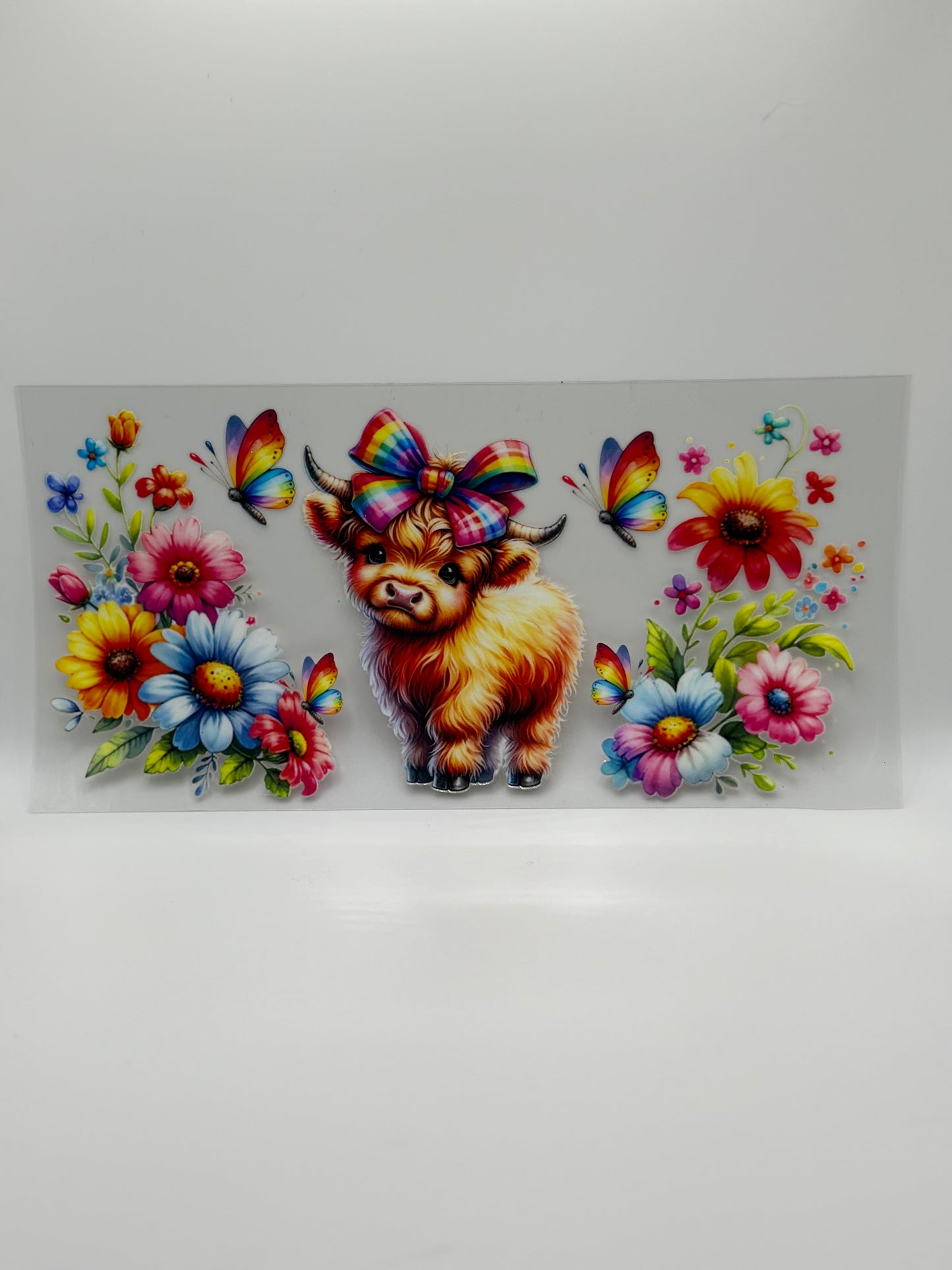 Rainbow Highland Cow