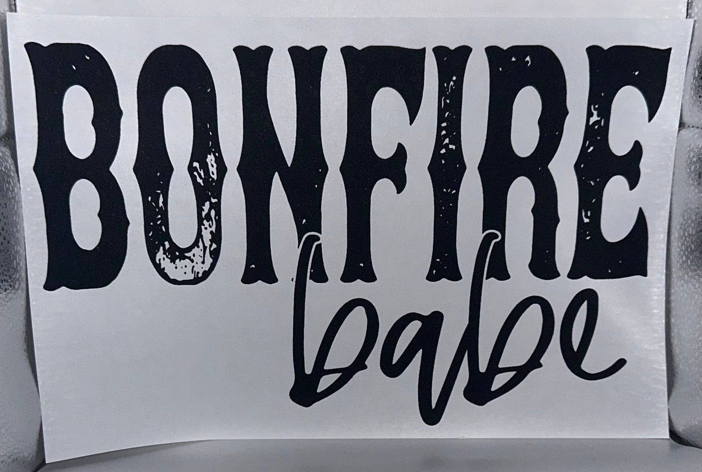 Bonfire Babe Screen Print
