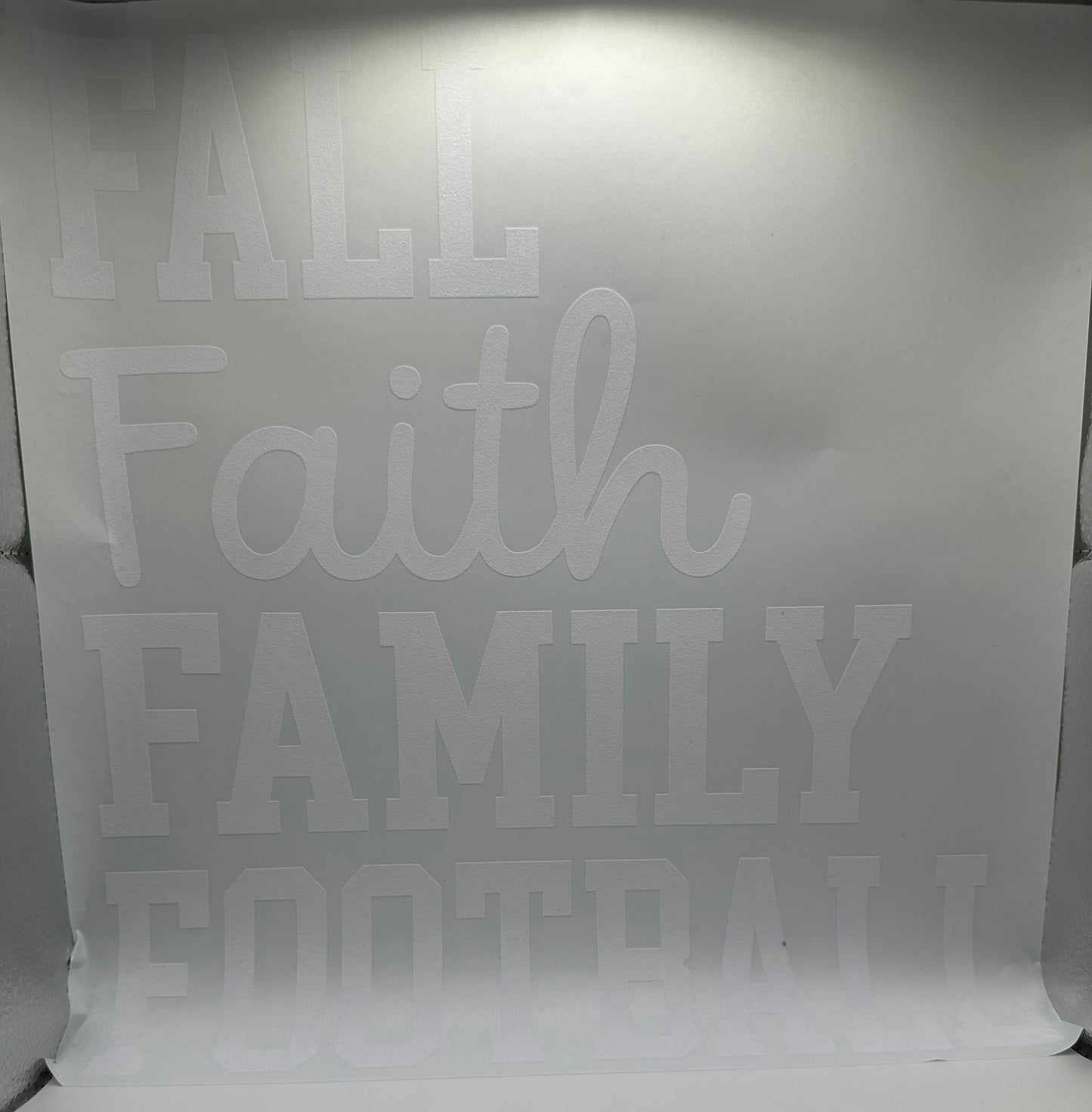Fall/Faith/Family/Football Screen Print
