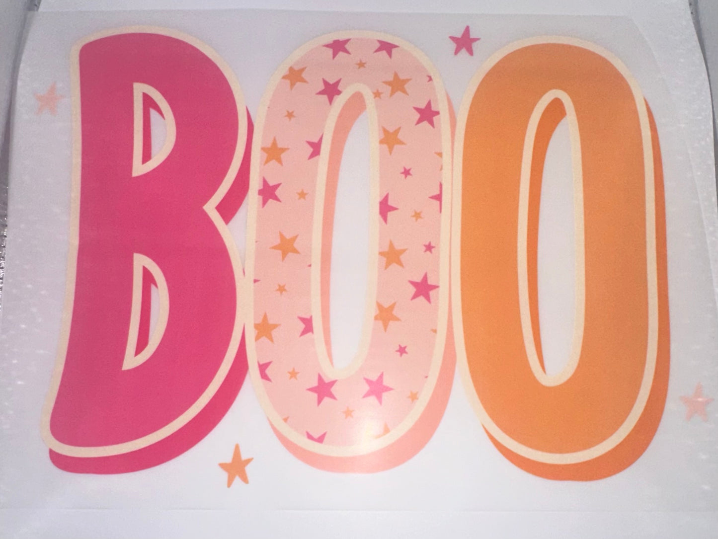 Boo Screen Print