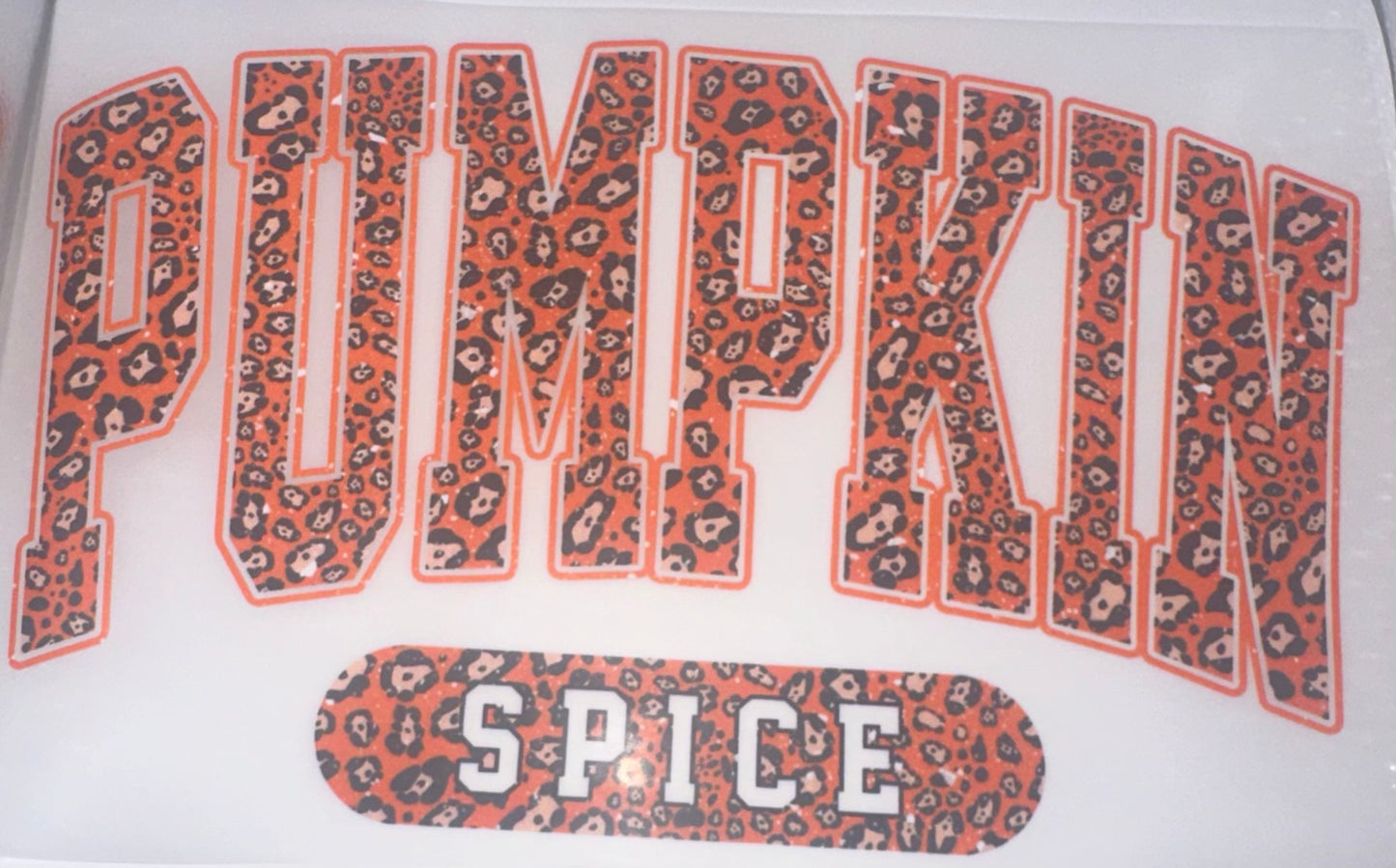 Cheeta Pumpkin Spice Screen Print