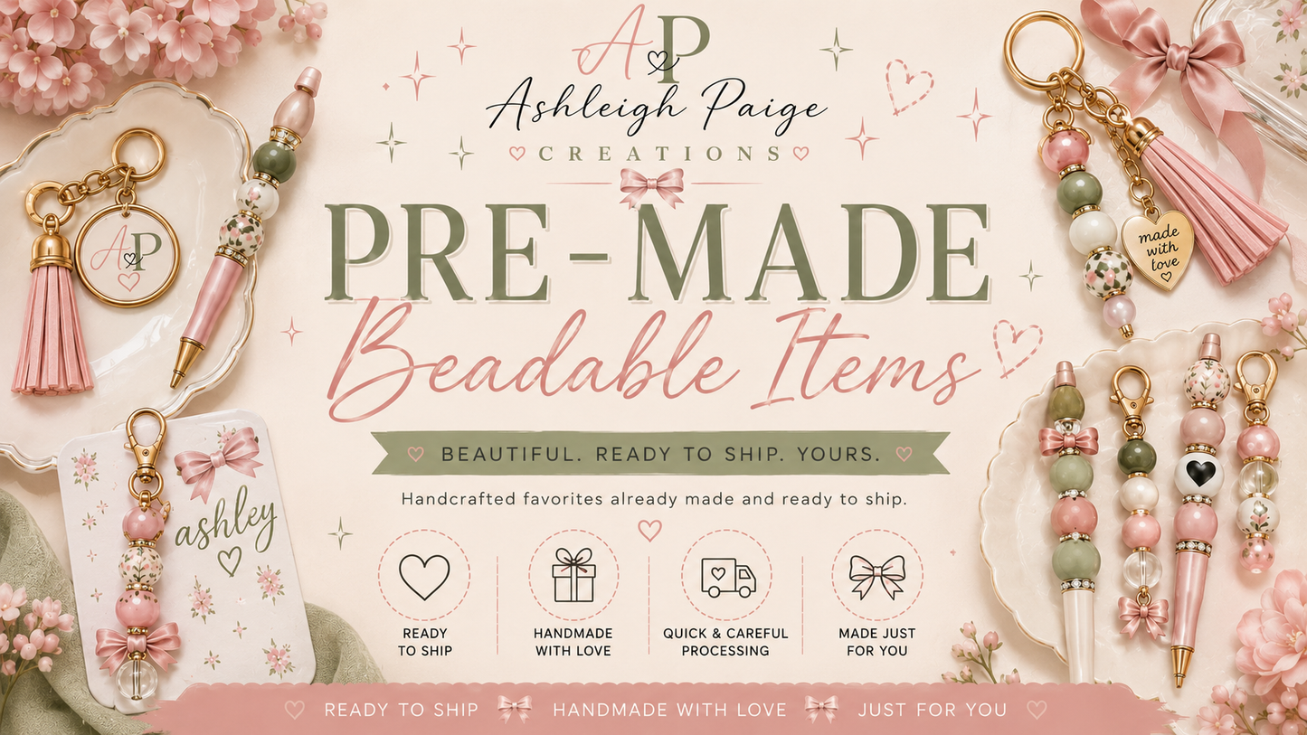 Pre-Made Beadable Items