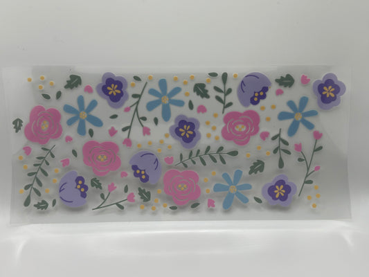 Purple/Pink Flower Wrap