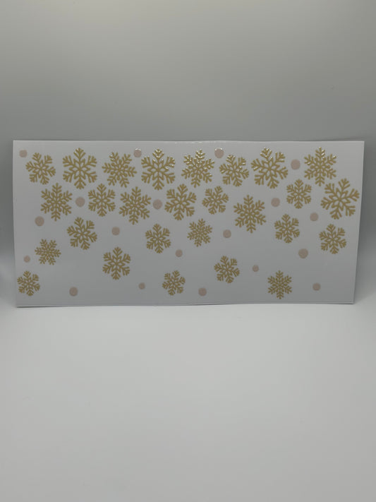 Gold Snowflake Wrap