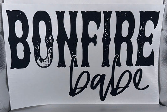 Bonfire Babe Screen Print