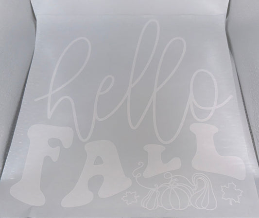 Hello Fall Screen Print