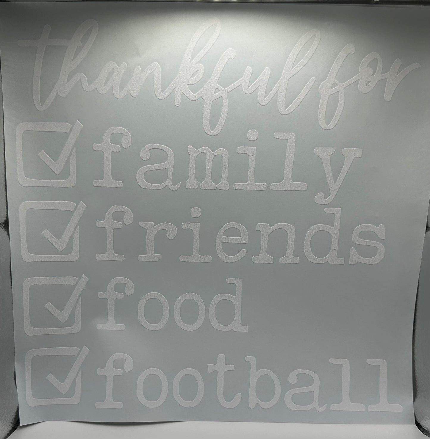 Thankful Screen Print