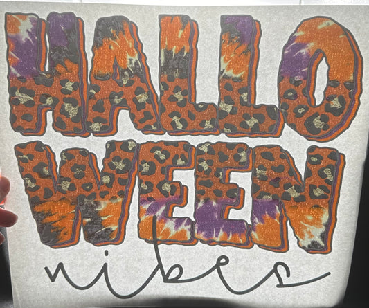 Cheeta Print Halloween Screen Print