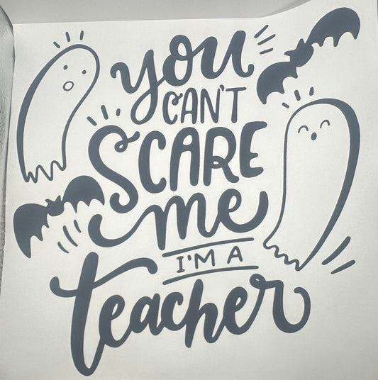 Halloween Teacher Screen Print