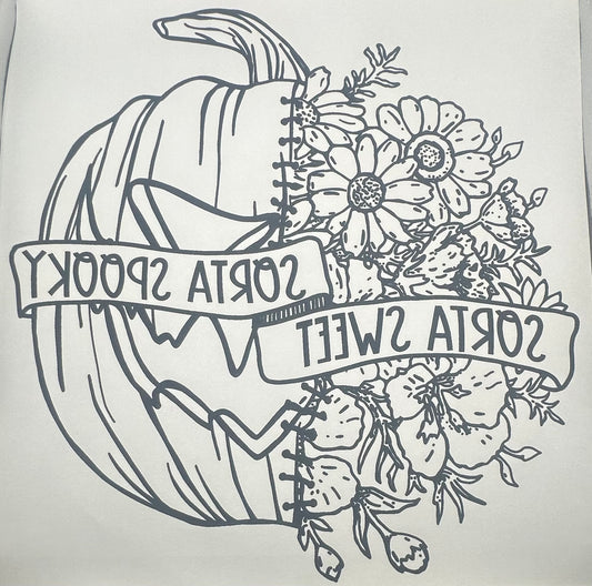 Sorta Spooky Sorta Sweet Screen Print