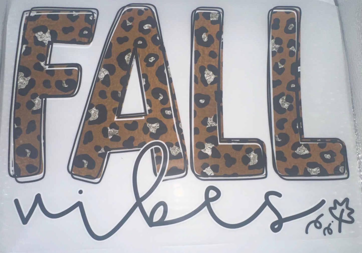 Cheeta Fall Vibes Screen Print