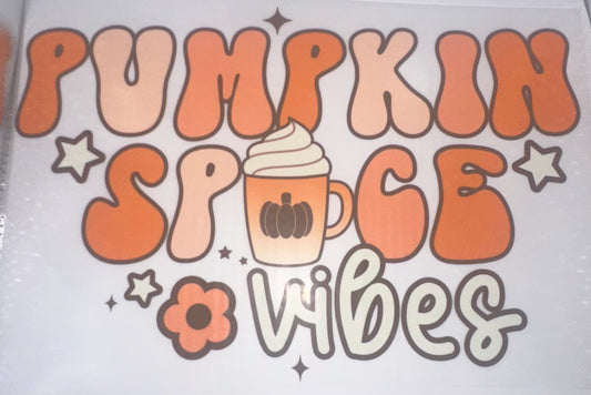 Pumpkin Spice Vibes Screen Print