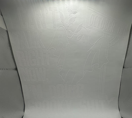 Can't Talk Doing Spooky Stuff Screen Print