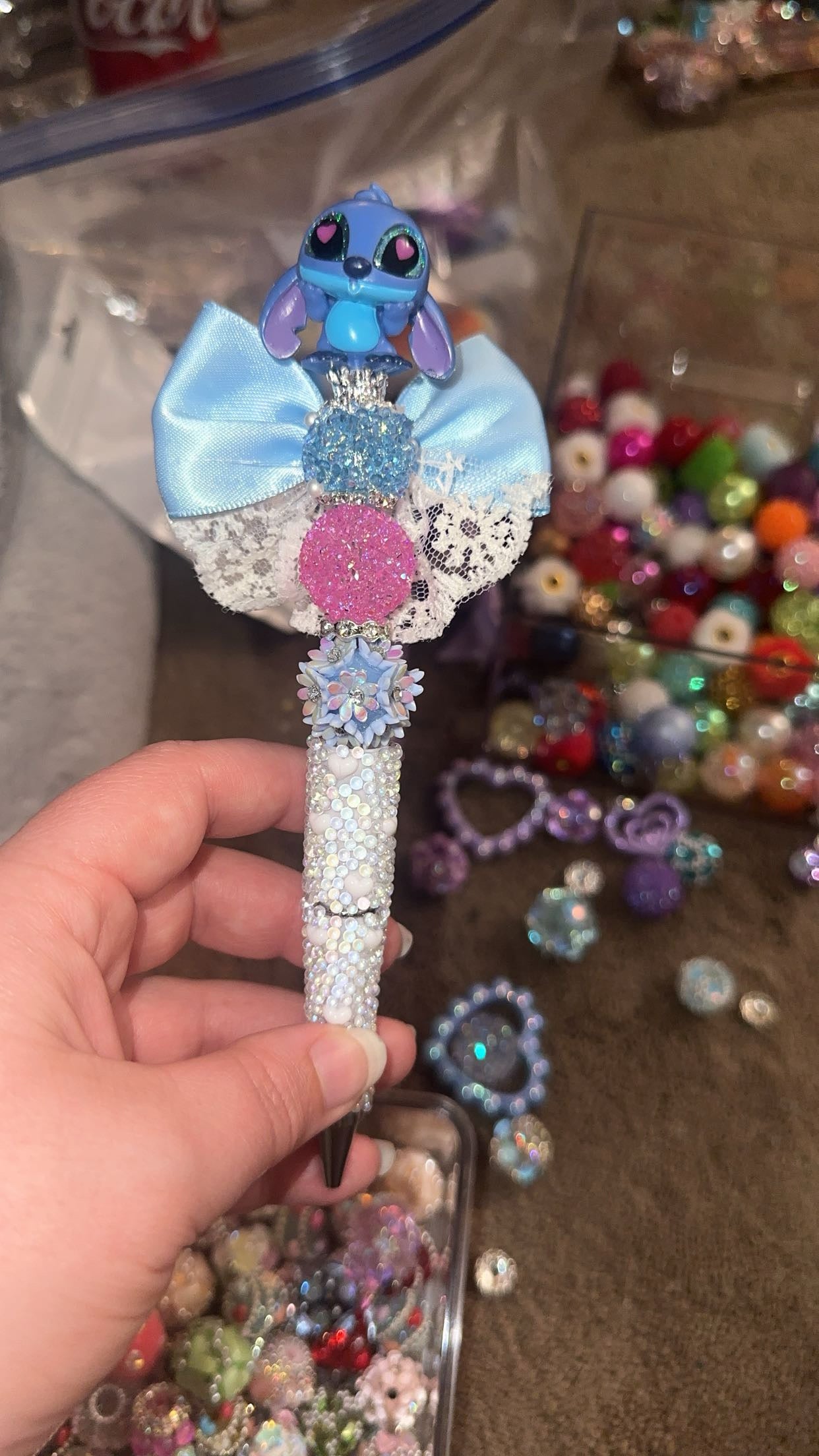 Rhinestone Character Pen